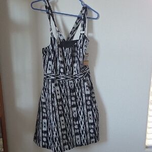 RACHEL Rachel Roy Black and White Mini Dress